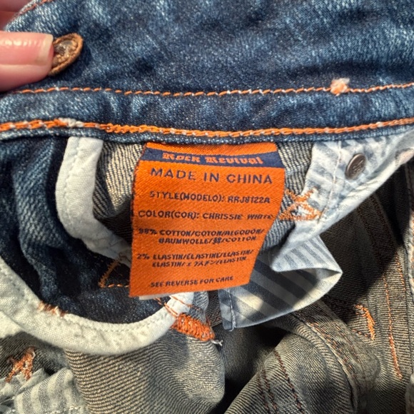 Rock Revival Chrissie Bootcut Jeans Womens 27 Y2K Embellished Bling - Picture 6 of 10